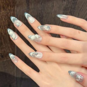 Shimmering Mermaid - Inspired Nails